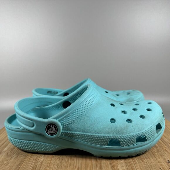Crocs Women's Classic Clog Blue Size M5 W7 - Picture 1 of 7